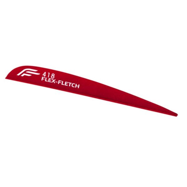 Flex-Fletch Vane FFP-418 Parabolic Real Red