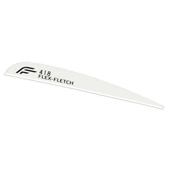 Flex-Fletch Vane FFP-418 Parabolic White - Image 5