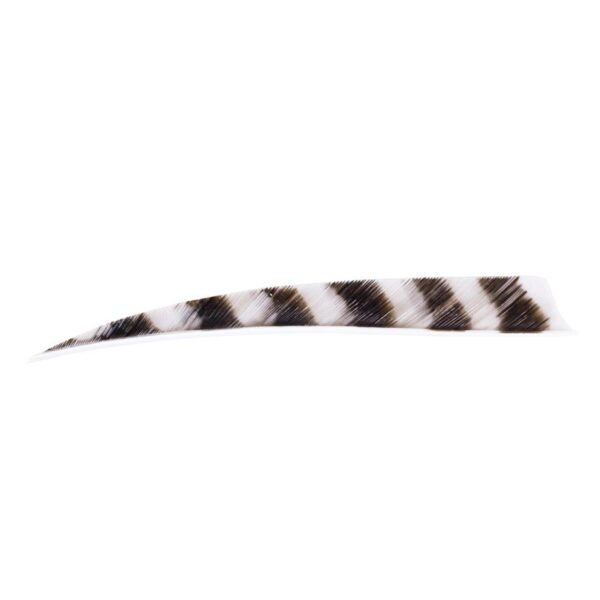 Trueflight Feathers 5" Shield RW Barred Grey-White