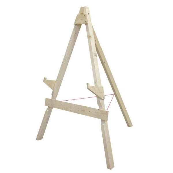 JVD Target Stand Wood 3-Leg Large for Target - Image 4