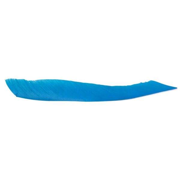 Trueflight Feathers Full Length Spiral Wrap Flu-Flu RW Sky Blue - Image 3