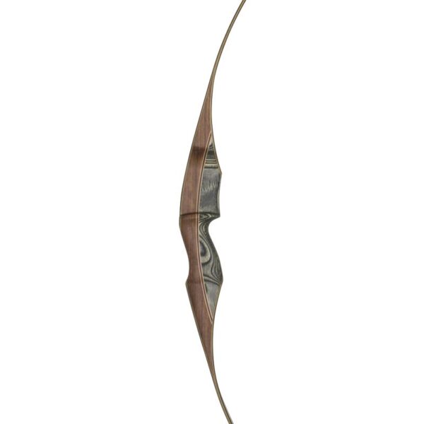 White Feather Fieldbow One Piece Lapwing Black RH 60"-25# - Image 3