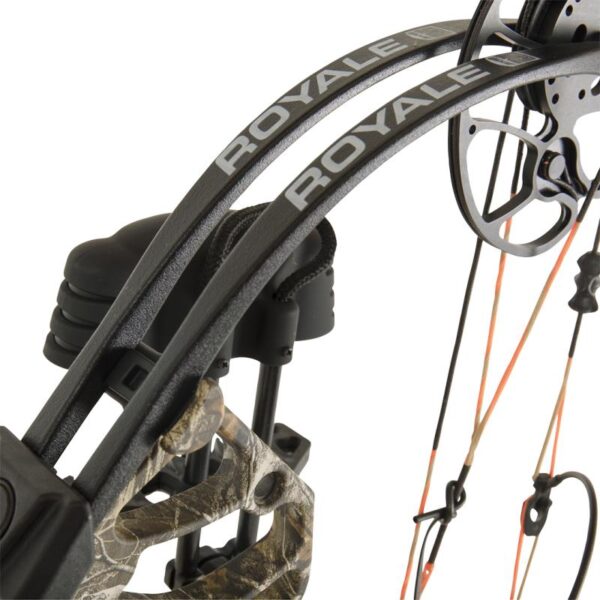 Bear Archery Compound Bow Royale Package RH (5#-50#)-(12"-27") 75% Let Off Shadow - Image 9