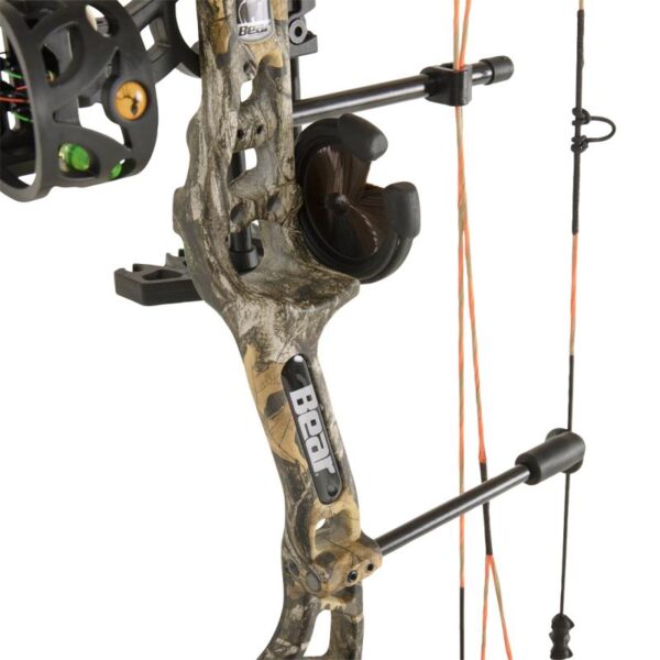 Bear Archery Compound Bow Royale Package RH (5#-50#)-(12"-27") 75% Let Off Shadow