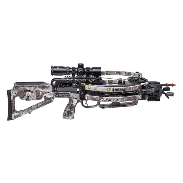 TenPoint Crossbow Compound Package Siege RS410 ACUslide RangeMaster Pro Scope Graphite Grey