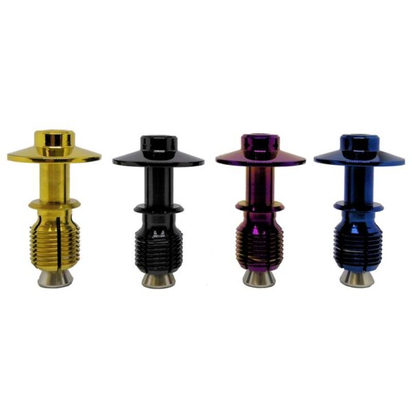 Gillo Tiller Adjustment Bolt Titanium Plated Stainless Steel Purple