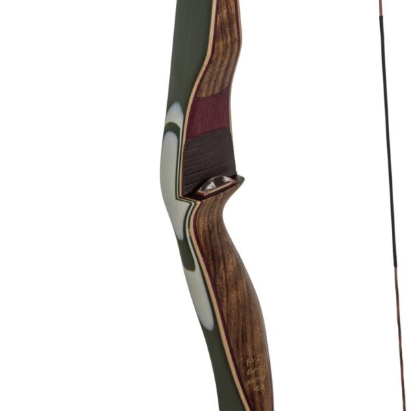 Bear Archery Fieldbow One Piece Kodiak 59 Shedua and Green RH 60"-40# - Image 6