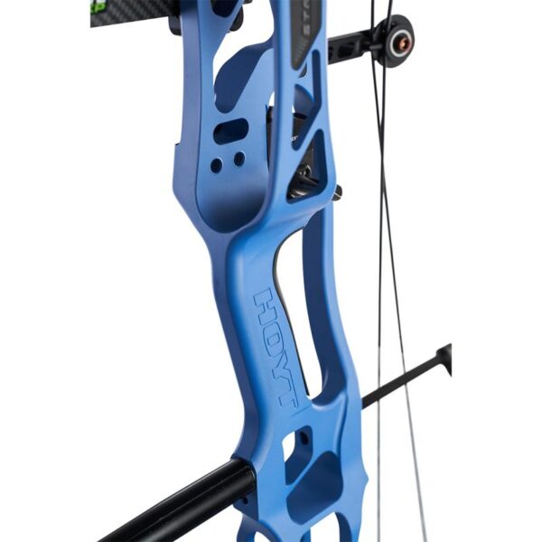 Hoyt Compound Bow Stratos 36 SVX RH 50#-(23.5"-25.5") (Cam 1) 70% Let Off Stardust Purple Handle/Black Limbs - Image 15