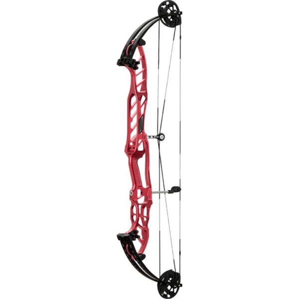 Hoyt Compound Bow Stratos 40 HBT LH 60#-(25.5"-29.0") (Cam 1) 65-75% Let Off Championship Red Handle/Black Limbs - Image 2