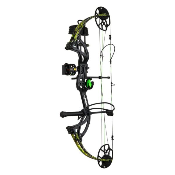 Bear Archery Compound Bow Cruzer G3 Package RH (10#-70#)-(14"-30") 75% Let Off Shadow/Toxic - Image 4