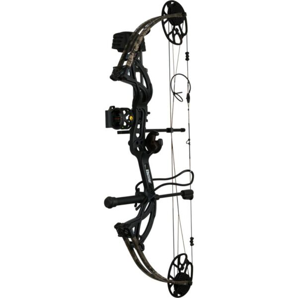 Bear Archery Compound Bow Cruzer G3 Package RH (10#-70#)-(14"-30") 75% Let Off Shadow/Toxic