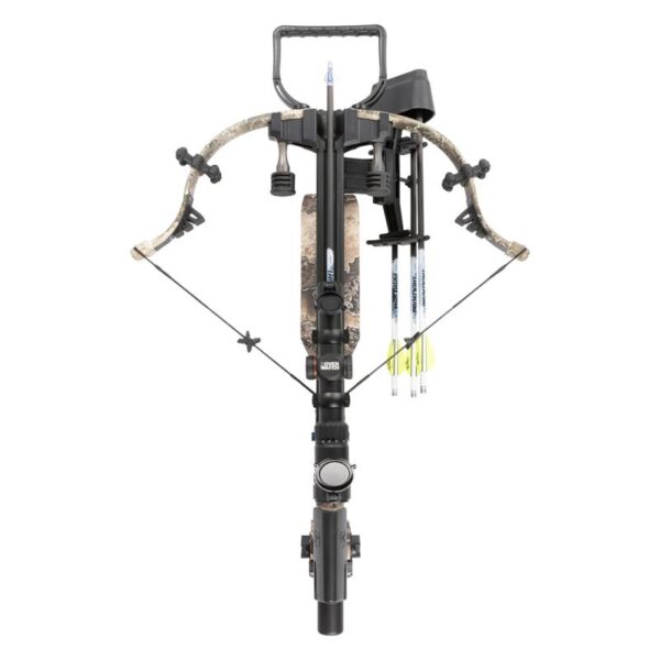 Excalibur Crossbow Recurve Package Assassin Extreme Flat Dark Earth with Overwatch Scope and Proflight 16.5 Arrows - Image 2