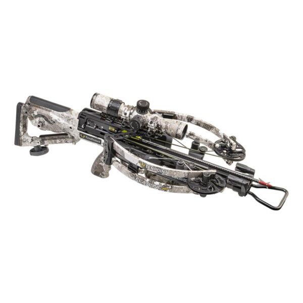 TenPoint Crossbow Compound Flatline 460 ACUslide EVO-X Elite Camo Scope