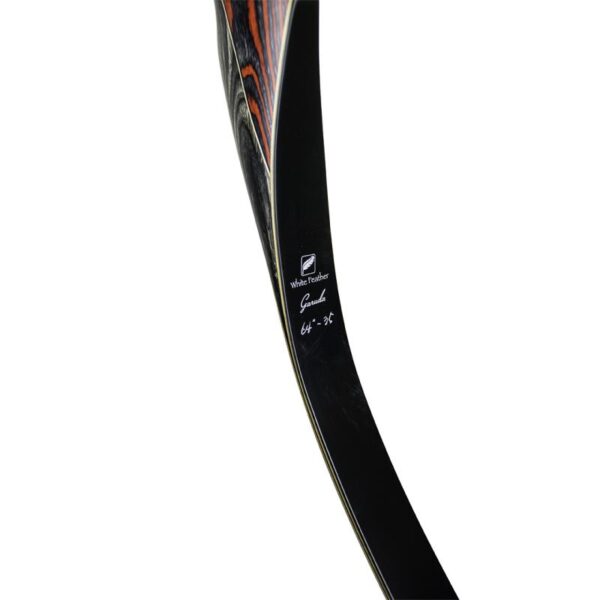 White Feather Fieldbow One Piece Garuda RH 64"-30# Red - Image 21