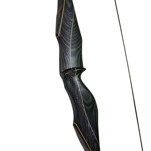 White Feather Fieldbow One Piece Garuda RH 64"-45# Green - Image 19