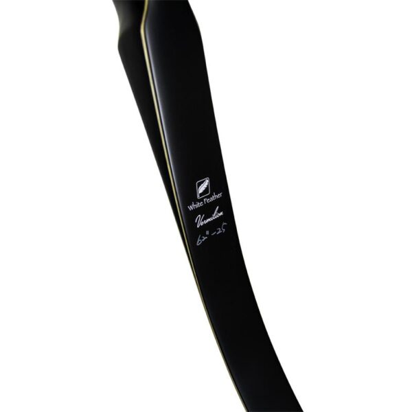 White Feather Fieldbow One Piece Vermilion LH 62"-40# - Image 25