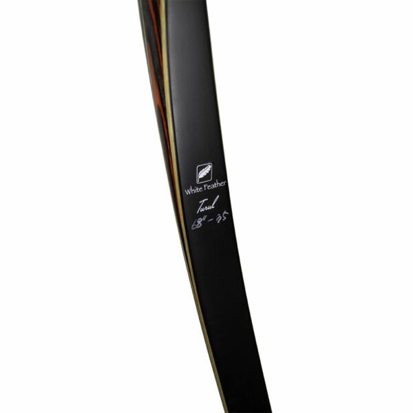 White Feather Longbow Turul RH 68"-50# Red - Image 13