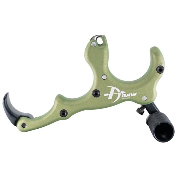 B3 Archery Release Draw Closed Hook Crocodile Green - Image 2