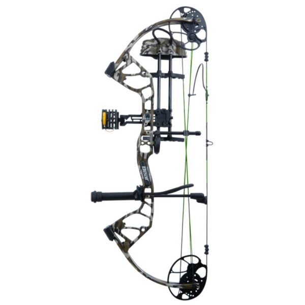 Bear Archery Compound Bow THP Royale Gamekeeper Jr Package LH (5#-50#)-(12.0"-27.0") 80% Let Off Mossy Oak Bottomland - Image 6