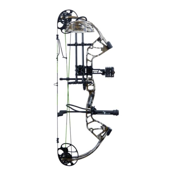 Bear Archery Compound Bow THP Royale Gamekeeper Jr Package LH (5#-50#)-(12.0"-27.0") 80% Let Off Mossy Oak Bottomland