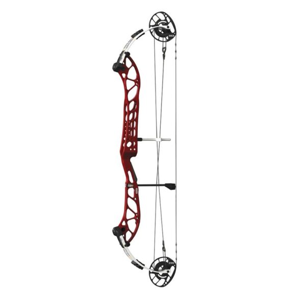 PSE Compound Bow Dominator Duo X 38 SE2 LH 60#-(26.5''-32.0") 65-75% Let Off Charcoal Handle/White Limbs - Image 3