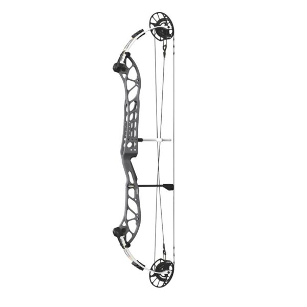 PSE Compound Bow Dominator Duo X 38 EM2 RH 60#-(23.0''-29.0") 75-75% Let Off White Handle/White Limbs - Image 3