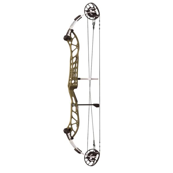 PSE Compound Bow Dominator Duo X 40 SE2 RH 50#-(27.5''-33.0") 65-75% Let Off Green Handle/White Limbs - Image 3