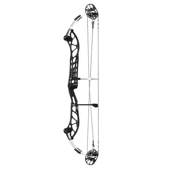 PSE Compound Bow Dominator Duo X 40 M2 LH 60#-(27.0''-31.0") 65-75% Let Off Black Handle/White Limbs - Image 2