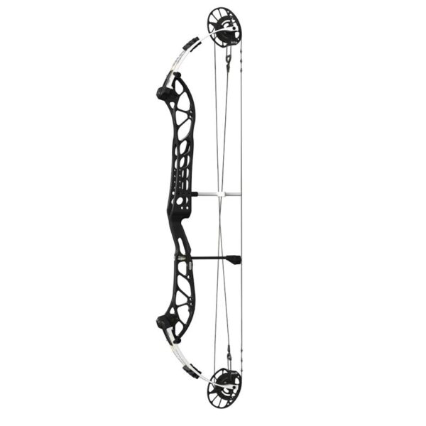 PSE Compound Bow Dominator Duo X 40 EM2 RH 60#-(24.0''-30.0") 75-75% Let Off Purple Handle/White Limbs - Image 7