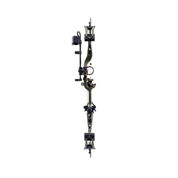 Bear Archery Compound Bow Whitetail INT RH (55#-70#)-(25.0"-30.0") 75%-90% Let Off Throwback Green Handle/Fred Bear Limbs - Image 2