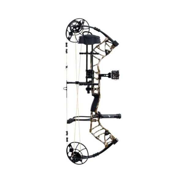 Bear Archery Compound Bow Legend 30 RH (14#-70#)-(18.0"-31.0") 85% Let Off Veil Whitetail Handle/Black Limbs - Image 2