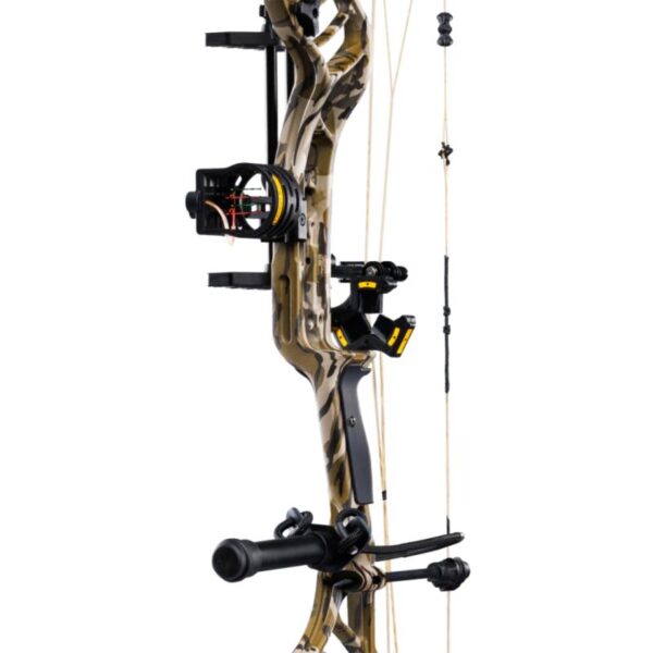 Bear Archery Compound Bow Legend 30 LH (14#-70#)-(18.0"-31.0") 85% Let Off Veil Whitetail Handle/Black Limbs - Image 10