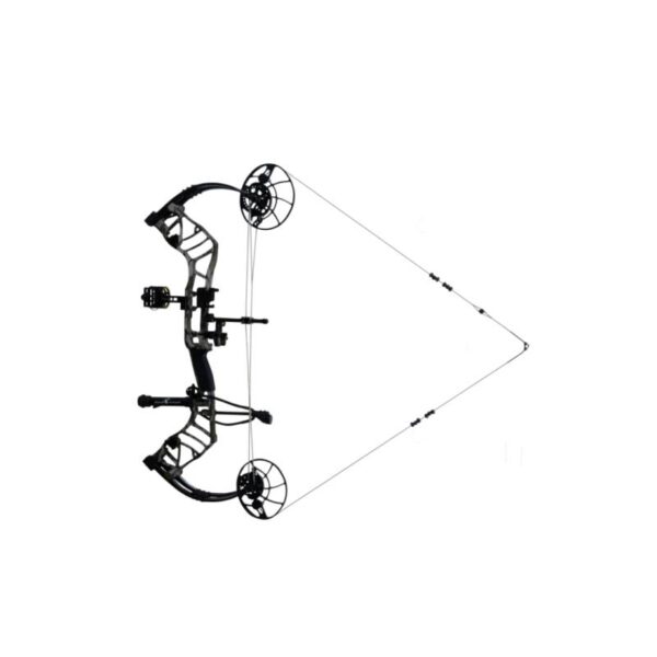 Bear Archery Compound Bow Legend 30 RH (14#-70#)-(18.0"-31.0") 85% Let Off Veil Whitetail Handle/Black Limbs - Image 6