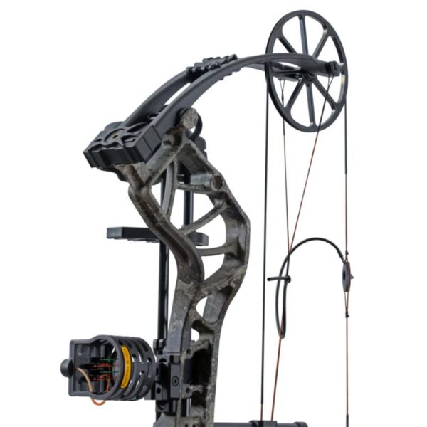 Bear Archery Compound Bow Species XT Package RH (55#-70#)-(23.5"-30.5") 80% Let Off Fred Bear Handle/Black Limbs - Image 4