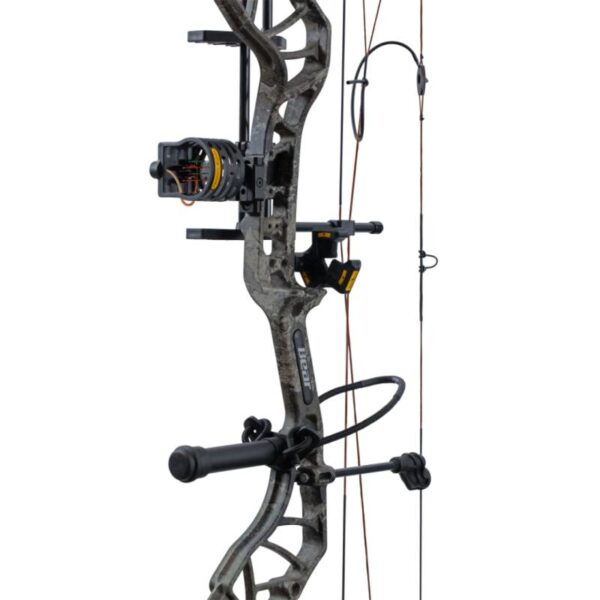 Bear Archery Compound Bow Species XT Package RH (45#-60#)-(23.5"-30.5") 80% Let Off Veil Whitetail Handle/Black Limbs - Image 10