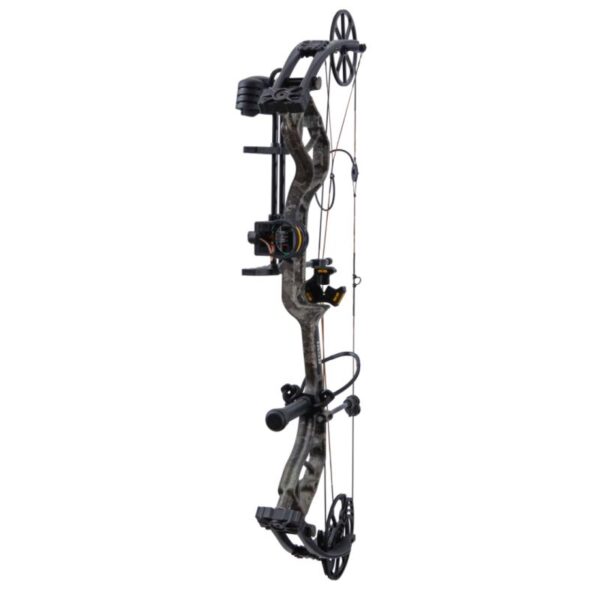 Bear Archery Compound Bow Species XT Package RH (55#-70#)-(23.5"-30.5") 80% Let Off Mossy Oak Bottomland Handle/Black Limbs