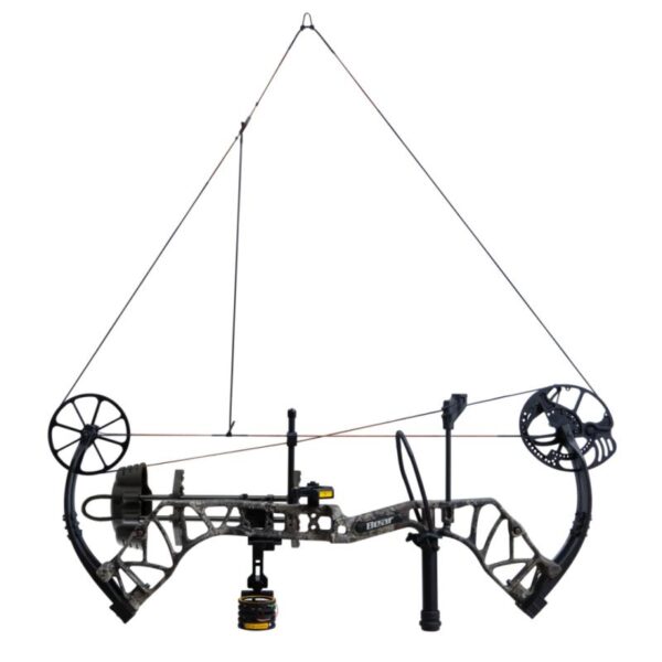 Bear Archery Compound Bow Species XT Package RH (55#-70#)-(23.5"-30.5") 80% Let Off Mossy Oak Roots Handle/Black Limbs - Image 9