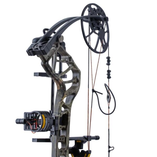 Bear Archery Compound Bow Legit MAXX Package RH 70#-(14.0"-30.0") 80% Let Off Throwback Green Handle/Throwback Green Limbs - Image 2