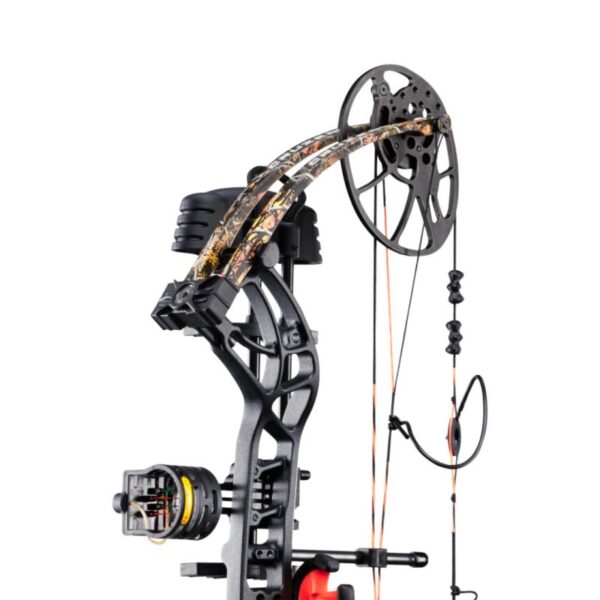 Bear Archery Compound Bow Cruzer G4 Package RH (10#-70#)-(14"-30") 75% Let Off Black Handle/Mossy Oak Roots Limbs - Image 9