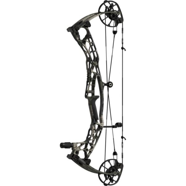 Hoyt Compound Bow Alpha AX-2 29 RH 50#-(28.25''-29.0") (Mod 4)75-85% Let Off Wilderness Bone Collector Handle/Black Limbs - Image 14