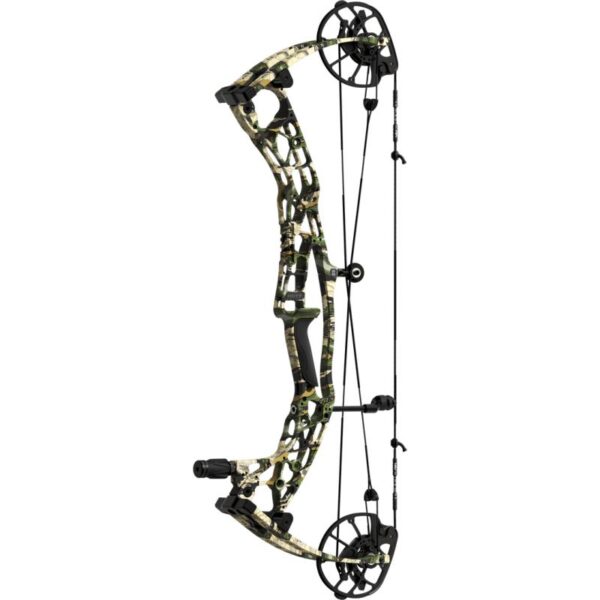 Hoyt Compound Bow Alpha AX-2 29 RH 50#-(28.25''-29.0") (Mod 4)75-85% Let Off Wilderness Bone Collector Handle/Black Limbs - Image 5